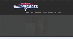 Desktop Screenshot of eastbeachbattingcages.com