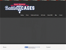 Tablet Screenshot of eastbeachbattingcages.com